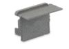 Image de Embout gris gauche pour profil en aluminium encastré RE12-16