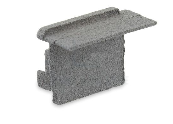 Image de Embout gris gauche pour profil en aluminium encastré RE12-16