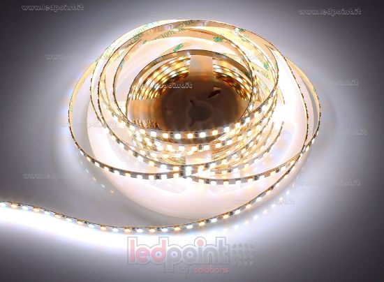 Image de Ruban led CCT 5m 2700K-6500K 3step 156led/m 2835 Honglitronic 12V 5,5W/m PCB 5mm