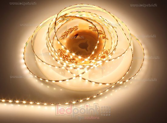 Image de Ruban led 5m blanc chaud 3000K 3step 2835 120led/m Honglitronic 12V 5,5W/m, PCB 3mm