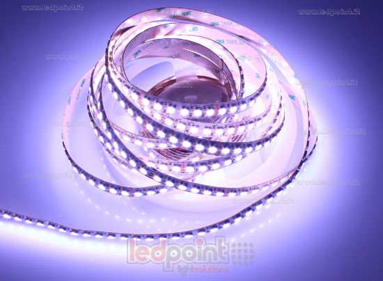 Image de Ruban LED 5m 5050 4in1 RGB + blanc chaud 3000K 120led/m 24V 14,4W/m + 9W/m