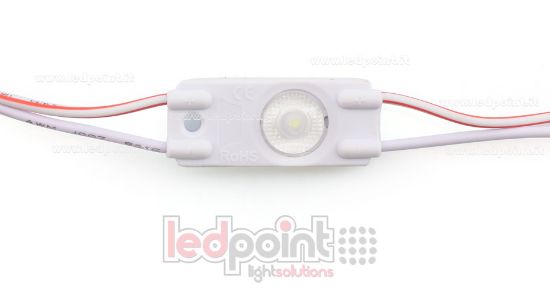 Image de Module led 2835, 0,5W 12V, blanc froid 6000-6500K, IP65 avec lentille 165°