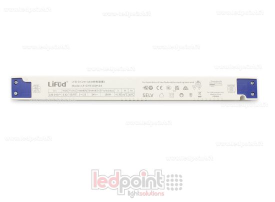 Image de Transformateur ultra slim 100W 24V LiFud