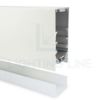 Image de Profilé en aluminium peint en blanc 36x75mm, 3 mètres