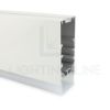 Image de Profilé en aluminium peint en blanc 36x75mm, 3 mètres