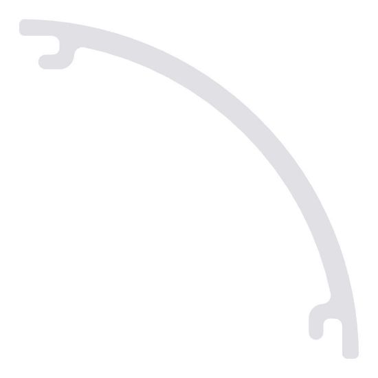 Image de Diffuseur rond pour profilés type LLP-XXXX-08-XX