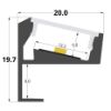 Image de Profilé en aluminium pour étagère