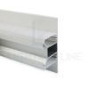 Image de Profilé en aluminium à double émission lumineuse pour montage mural 31x70mm