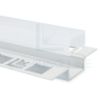 Image de Perfil d'aluminium peint blanc pour placoplâtre 62x12mm