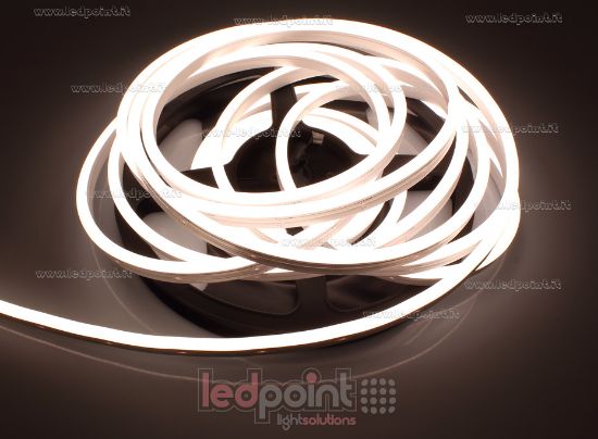 Image de Led Neon Flex 4x8,8mm blanc chaud 3000K 2835 24V 10W 180led/m IP65 5m