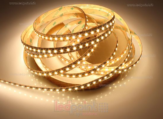 Image de Ruban led 5m 3000K 3step ou 4000K 3step 2 fils CCT 240leds/m 2835 Honglitronic 24V 14,4W/m