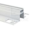 Image de Profilé en aluminium peint en blanc pour placoplâtre 72x31mm