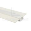 Image de Profilé en aluminium peint en blanc 57x10 mm pour placoplâtre sans perçage, 3 mètres