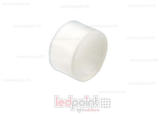 Image de Embout transparent pour Led Neon Flex 15mm rond