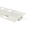 Image de Profilé en aluminium peint en blanc pour placoplâtre 57x10mm