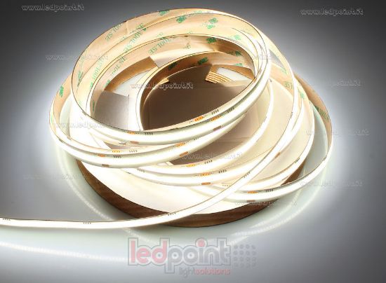 Image de Ruban led COB 5m blanc 4000K CRI Ra>90 528led/m 24V 14,4W/m