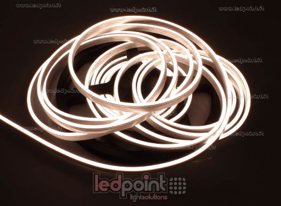 Image de Led Neon Flex 4x8mm blanc chaud 3000K 2835 12V 11W 180led/m IP65 5m