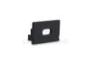 Image de Embout noir en plastique avec passe-câble pour profilé SL15-01 avec diffuseur bas