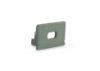 Image de Embout gris en plastique avec passe-câble pour profilé SL15-01 avec diffuseur bas
