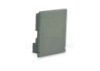 Image de Embout gris en plastique avec passe-câble pour profilé SL15-01 avec diffuseur haut
