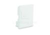 Image de Embout blanc en plastique avec passe-câble pour profilé SL15-01 avec diffuseur haut