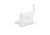 Image de Embout droit blanc en plastique avec passe-câble pour profilé SL16-16 avec diffuseur haut