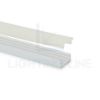 Image de Profilé en aluminium peint en blanc 8x5mm, 2 mètres