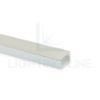 Image de Profilé en aluminium peint en blanc 8x5mm, 2 mètres