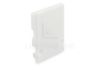 Image de Embout blanc en plastique avec passe-câble pour profilé SL01-01 avec diffuseur haut