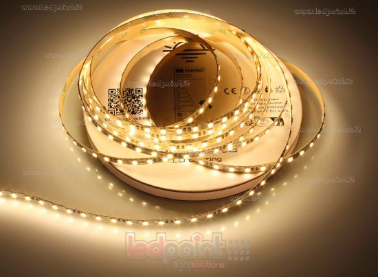 Image de Ruban led 5m blanc chaud 3000K 3step 2835 120led/m 12V 10W/m, PCB 5mm