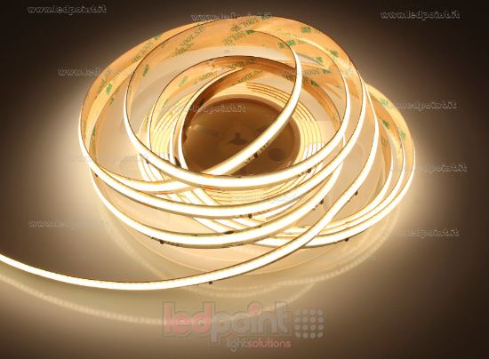 Image de Ruban led COB matriçable 5m blanc chaud 3000K CRI Ra>90 320leds/m WS2811 24V 11W/m