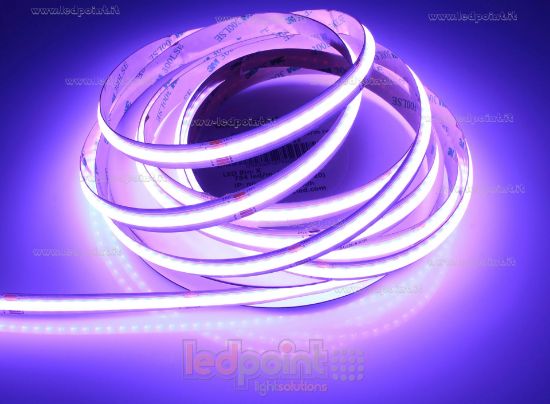 Image de Ruban led 5m RGB + Blanc 3000K COB CRI Ra>90 784leds/m 24V 21W/m