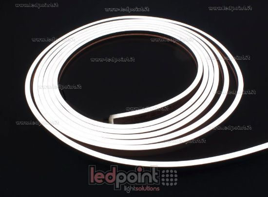 Image de Led Neon Flex 6x12mm blanc 4000K 2835 24V 11W 140led/m IP65 5m