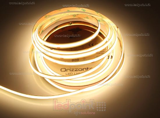 Image de Ruban led COB 5m blanc chaud 3000K CRI Ra>93 480leds/m 48V 9W/m