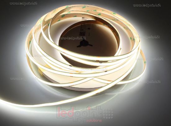 Image de Ruban led COB 5m blanc 4000K CRI Ra>90 480led/m 24V 11W/m
