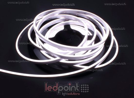 Image de Led Neon Flex 4x8mm blanc 4000K 2835 24V 11W 180led/m IP65 5m