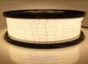 Image de Ruban led 50m led blanc chaud 3000K 2835 120led/m 230V 16,5W/m, IP65 tube en silicone extrudé, bords pleins et vide à l'interieur