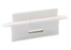 Image de Embout blanc haut pour profilé en aluminium encastrable RE04-07
