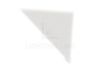 Image de Embout blanc droit pour profilé en aluminium pour installation murale WL02-03