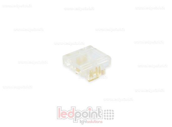 Image de Connecteur transparent pour jonction de ruban et COB avec PCB de 8mm à 2 broches