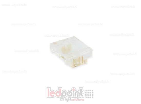 Image de Connecteur transparent pour jonction de ruban et COB avec PCB de 10mm à 2 broches