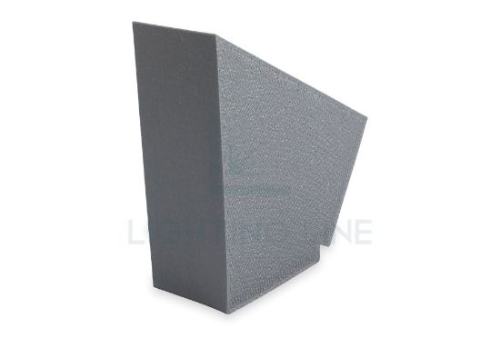 Image de Embout d'extrémité pour jonction de forme triangulaire de profilé en aluminium de 26x36mm