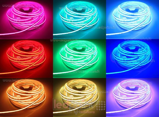 Image de Ruban led COB 10m RGB 840leds/m 24V 15W/m