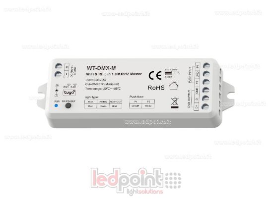 Image de Maître Wi-Fi et RF 2,4 GHz 3 en 1 DMX512 12-36 V