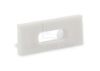 Image de Embout blanc avec trou pour câble d'alimentation pour profil en aluminium SL17-03
