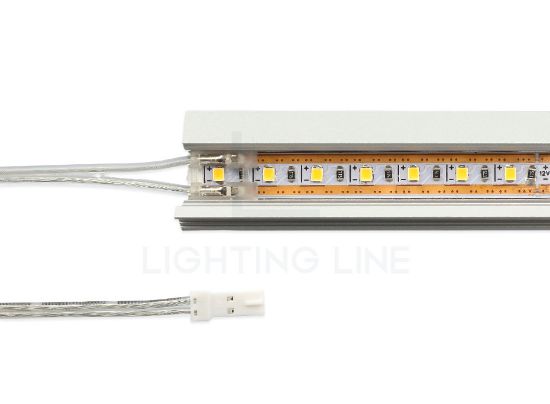 Image de Connecteur pour profilés avec diffuseur LLD-23 avec 20cm de câble et connecteur Dupont