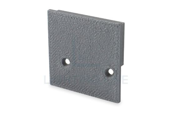 Image de Embout gris gauche pour profilé en aluminium pour installation murale WL05-05