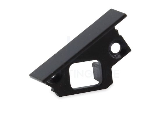 Image de Embout noir droit pour profilé en aluminium encastré RE13-23