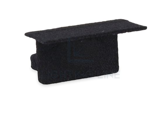 Image de Embout noir pour profil en aluminium encastré RE15-16