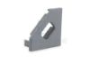 Image de Embout gris pour profilé angulaire AN07-03 avec passe-câble d'alimentation